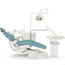 Rotatable Ceramics Spittoon Suntem Dental Chair Unit with Operating Sensor Light